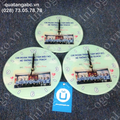 Đồng hồ in logo Đồng hồ in logo
